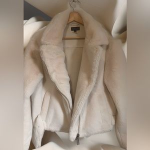 Topshop Faux Fur Coat